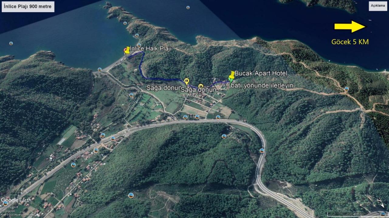 Bucak Apart Hotel Goecek & Beach Экстерьер фото